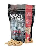 Load image into Gallery viewer, Enjoy Yums all-natural apple horse treats – 1 lb bag of tasty, naturally sweet rewards made with real apples for horses.