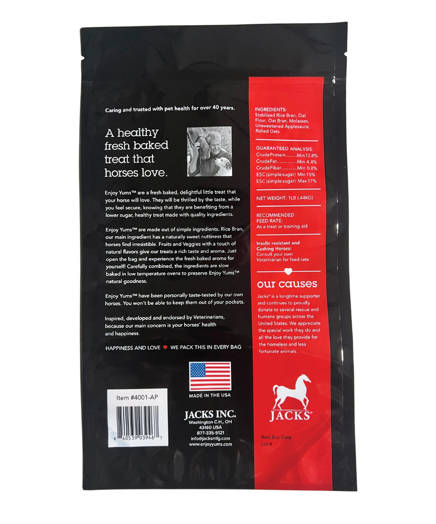 Apple Flavor Horse Treats - 1lb. Bag